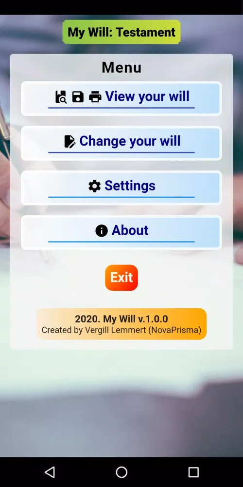 My Will Ekran Görüntüleri