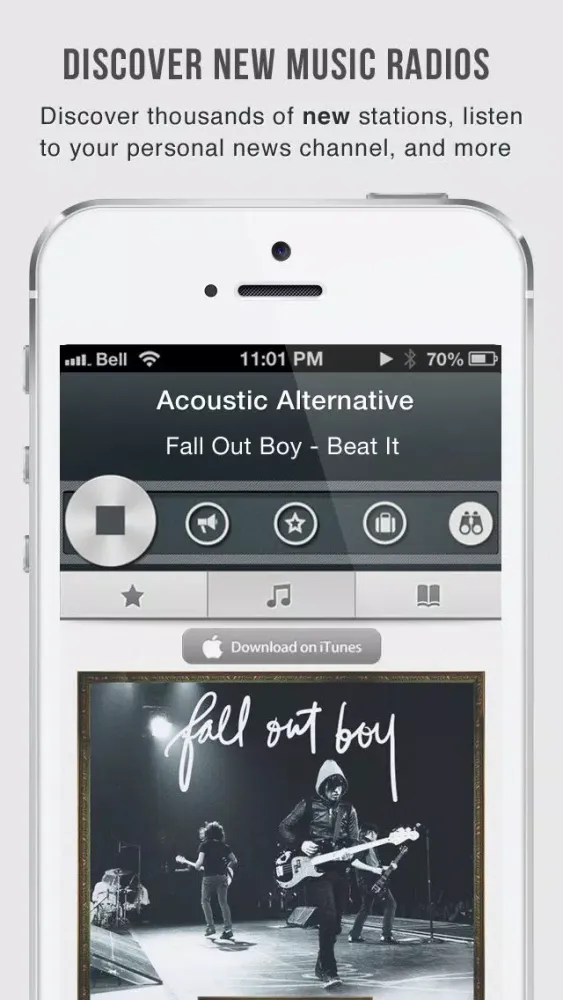 صور OneTuner Pro Radio Player for iPhone, iPad, iPod Touch - tunein to 65 genre stream!