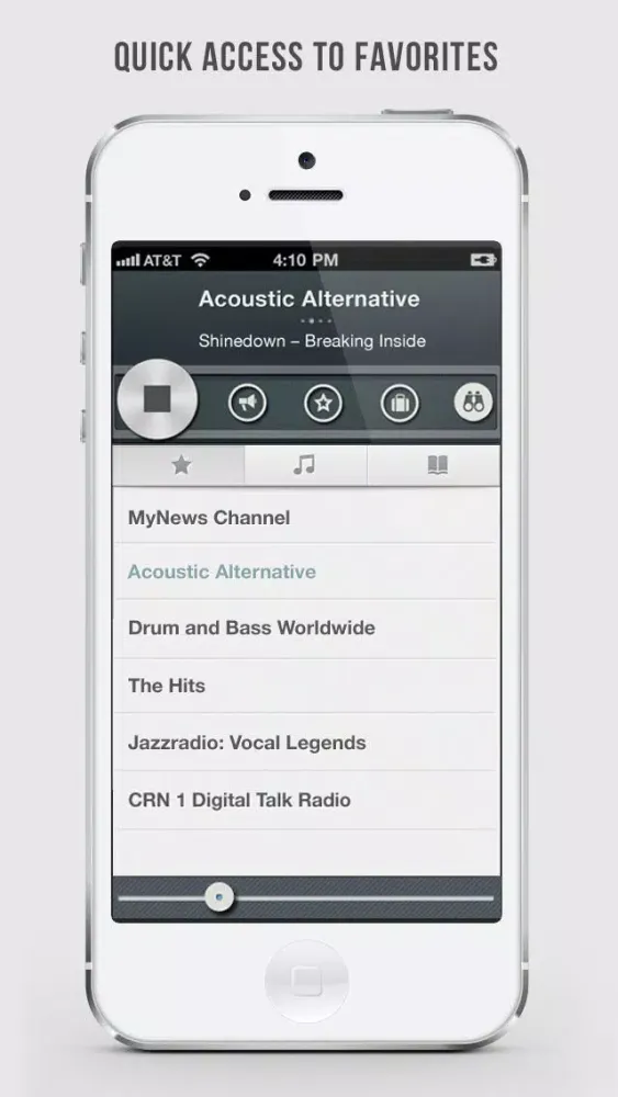 صور OneTuner Pro Radio Player for iPhone, iPad, iPod Touch - tunein to 65 genre stream!