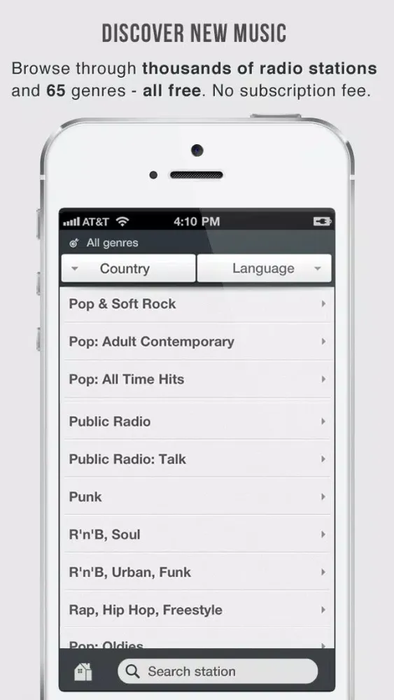 صور OneTuner Pro Radio Player for iPhone, iPad, iPod Touch - tunein to 65 genre stream!