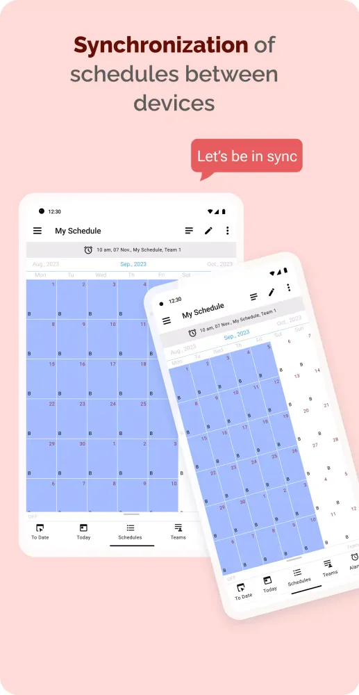 Ảnh chụp màn hình của Shift Calendar & Work Schedule
