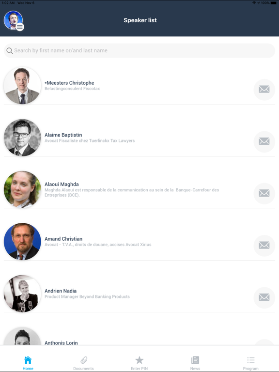TamTam Event iPad  Screenshots