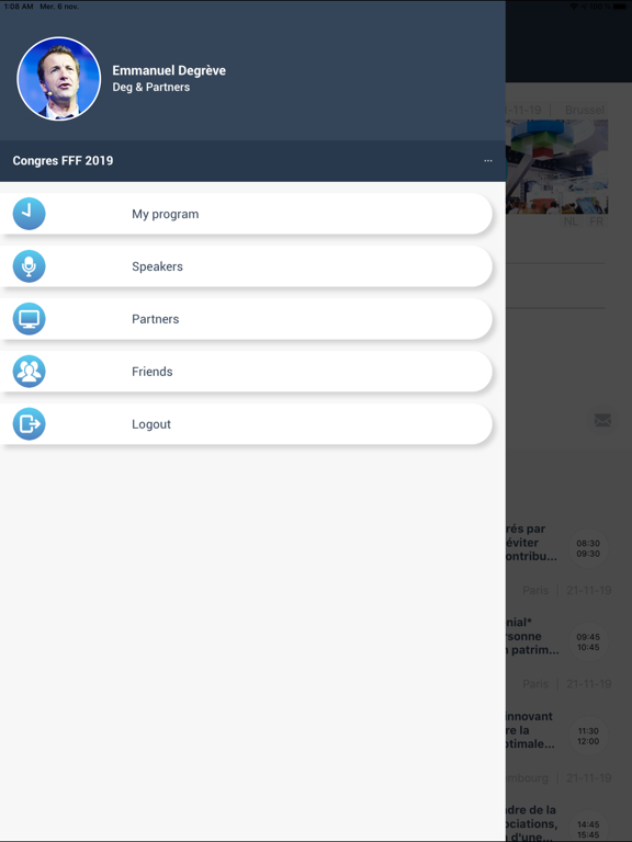 TamTam Event iPad  Screenshots