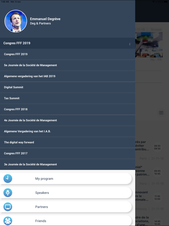 TamTam Event iPad  Screenshots