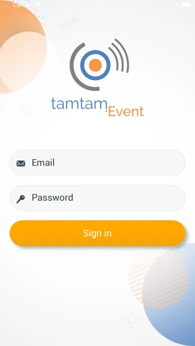 Tangkapan layar TamTam Event
