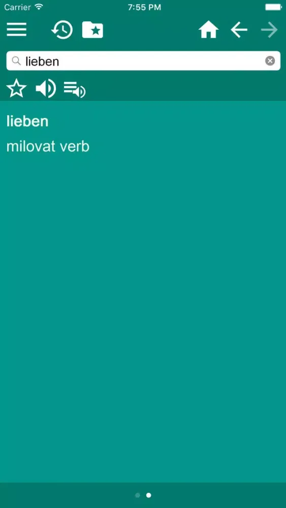 Capturas de pantalla de Czech German Dictionary