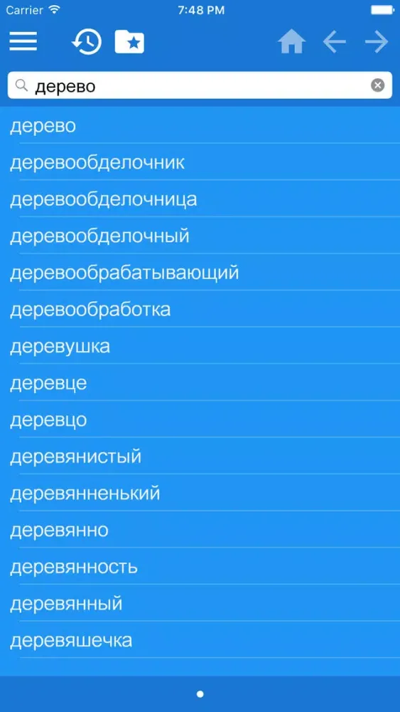 Russian Explanatory Dictionary Screenshots