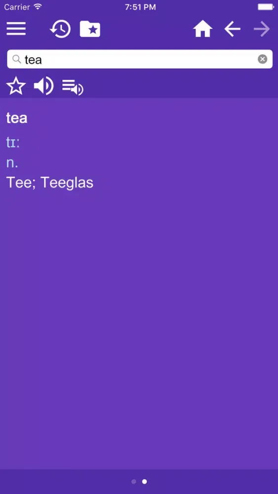 Captures d'écran de English German Dictionary Pro