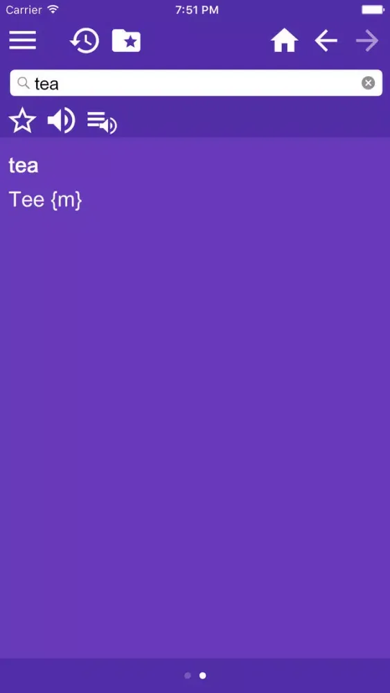 Capturas de pantalla de English<->German Dictionary