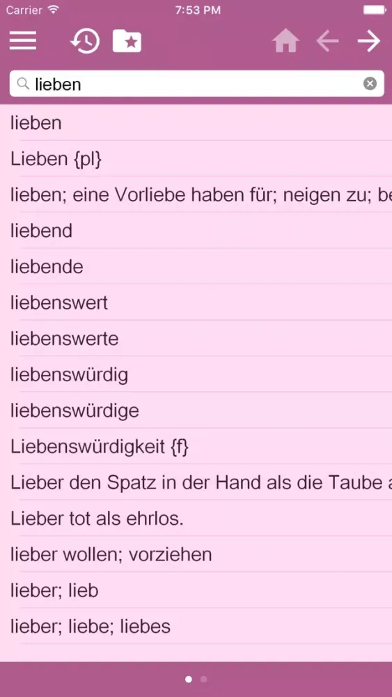 English<->German Dictionary Free應用截圖
