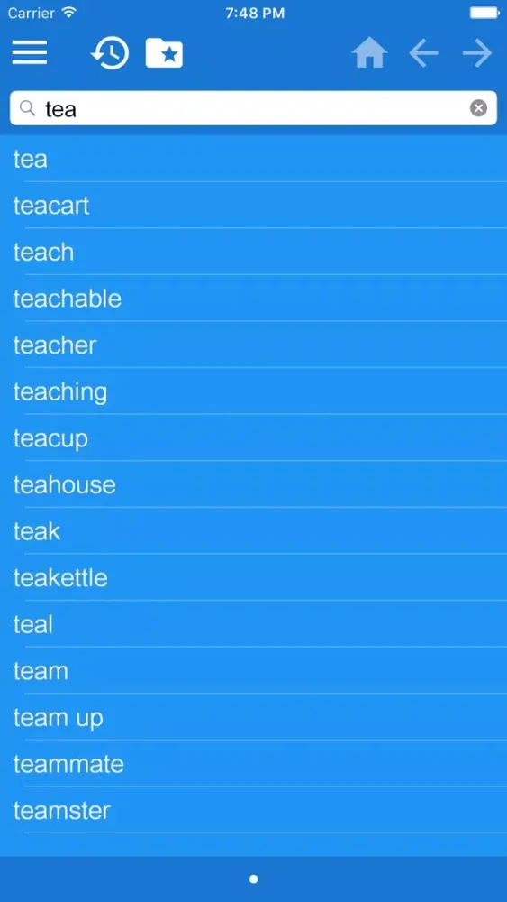 Capturas de tela do English-Spanish Dictionary