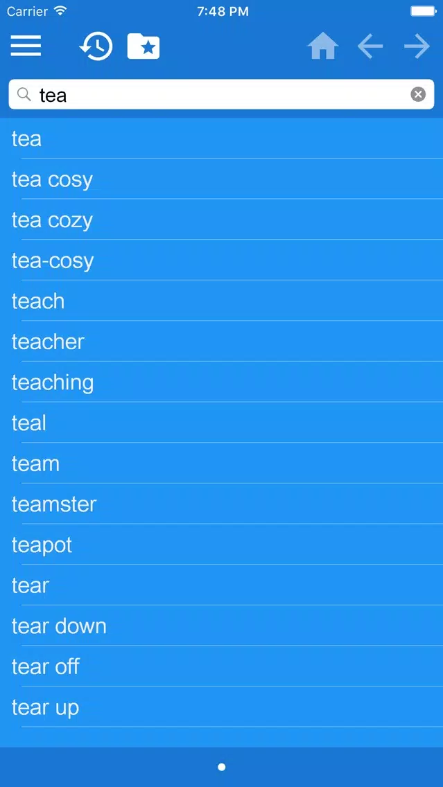 Capturas de tela do English-Finnish Dictionary Free
