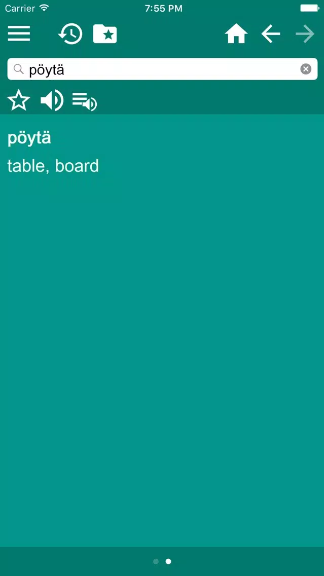 Capturas de tela do English-Finnish Dictionary Free