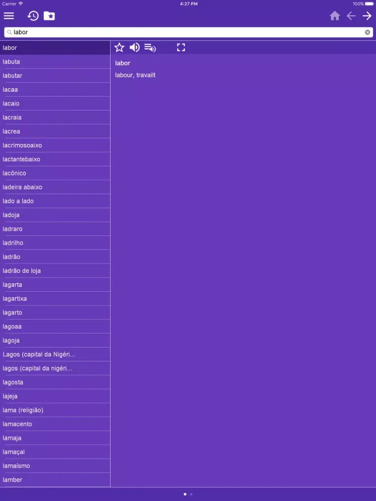 صور English-Portuguese Dictionary Free iPad 
