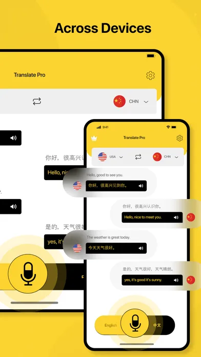 Ảnh chụp màn hình của Voice Translator-Translate Pro