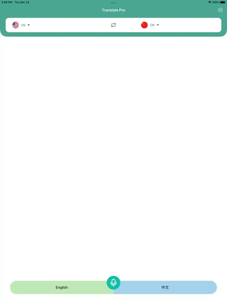 Ảnh chụp màn hình của Voice Translator-Translate App iPad 