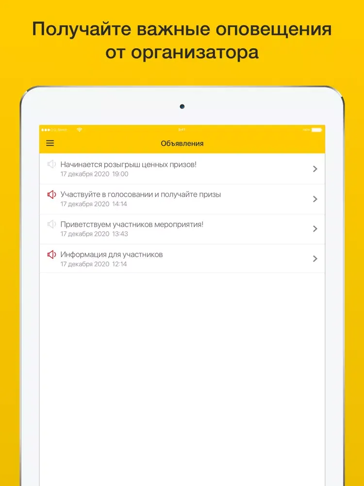 Zrzuty ekranu DHL New Year iPad 