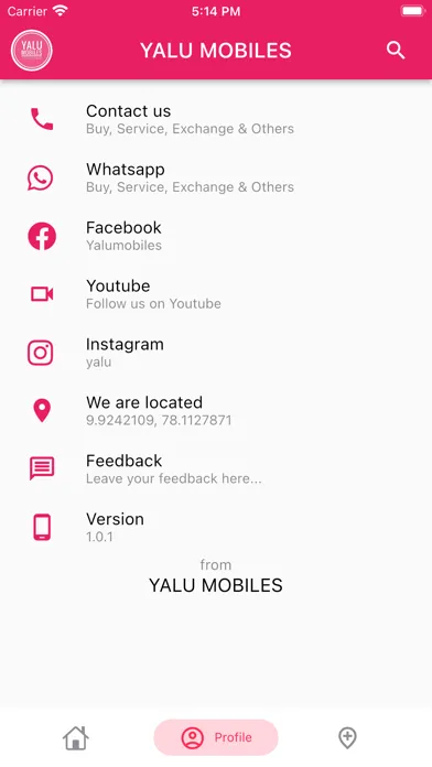 Yalu Mobiles Screenshots