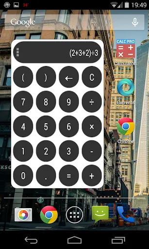 Calculator Widget Themes PRO スクリーンショット