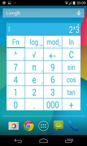 Calculator Widget Themes PRO スクリーンショット