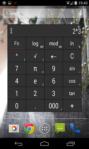 Calculator Widget Themes PRO スクリーンショット