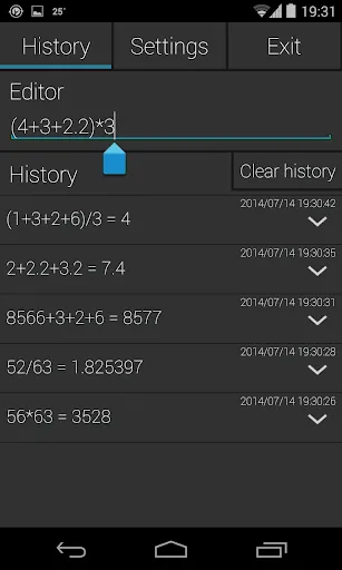 Calculator Widget Themes PRO スクリーンショット