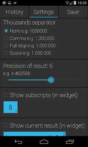 Calculator Widget Themes PRO スクリーンショット