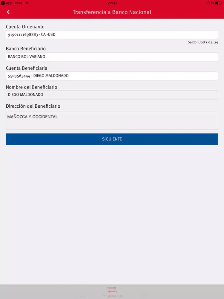 Captures d'écran de Banco ProCredit Móvil Colombia iPad 