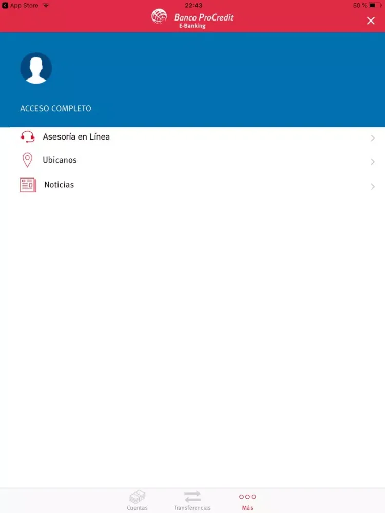 Captures d'écran de Banco ProCredit Móvil Colombia iPad 