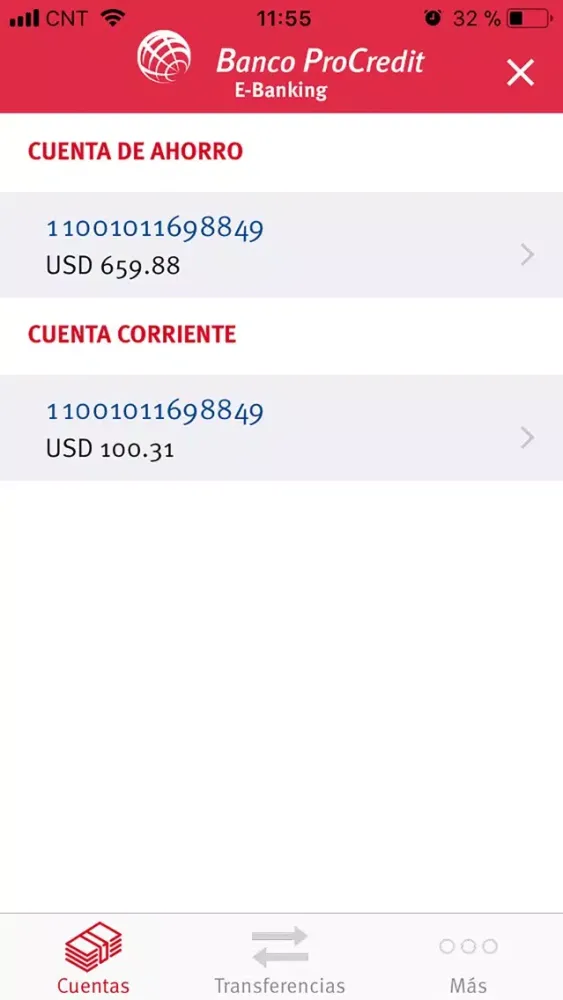 Captures d'écran de Banco ProCredit Móvil Colombia