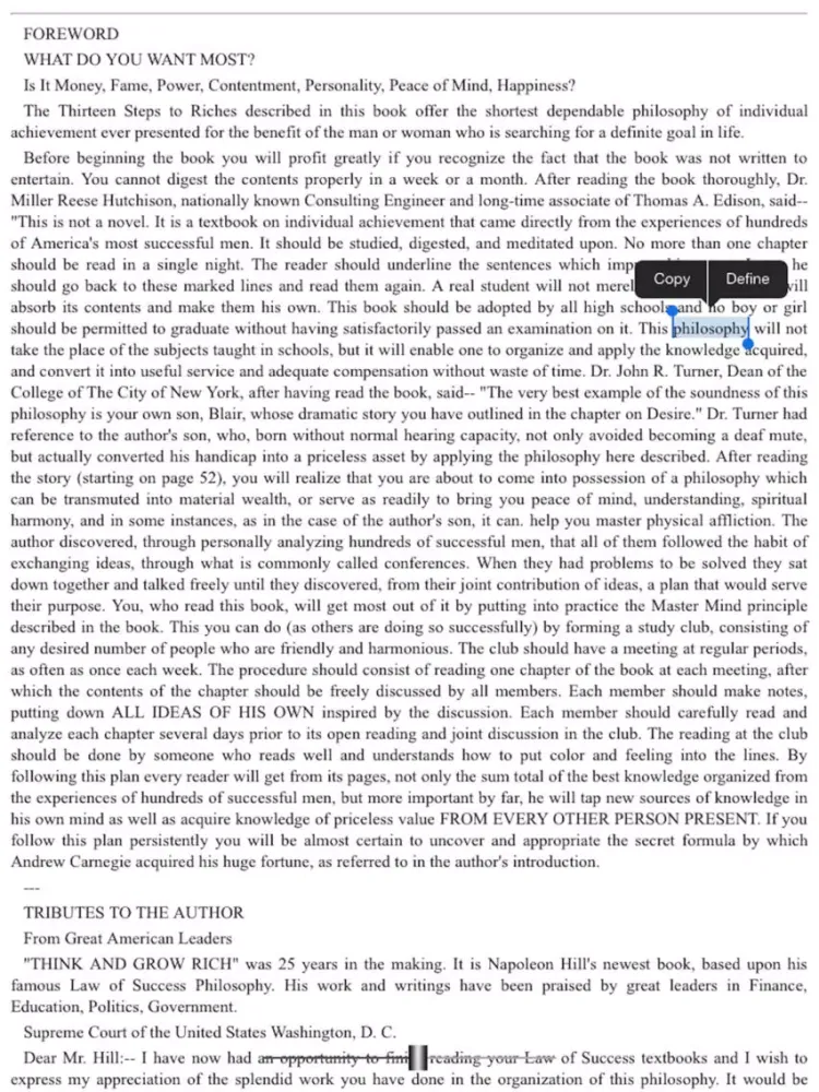 Tangkapan layar eBook: The Outline of Science iPad 