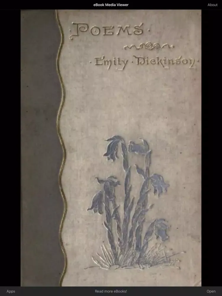 eBook: Poems of Emily Dickinson iPad 应用截图