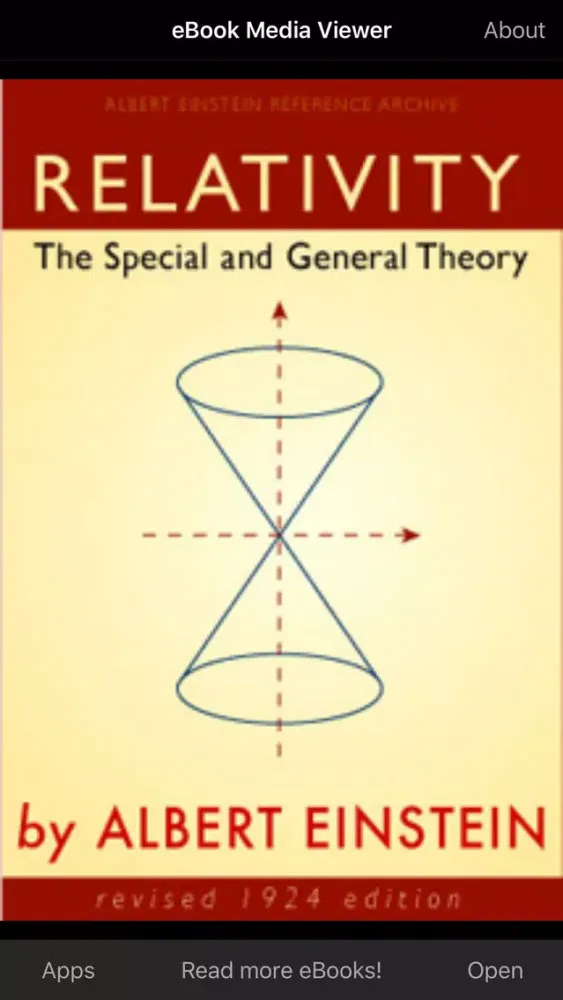 Ảnh chụp màn hình của eBook: Relativity Theory