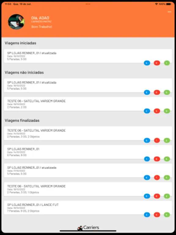 Скриншоты Carriers Driver 2.0 iPad 