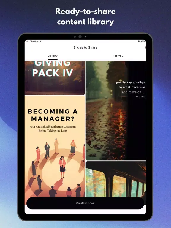 Скриншоты Ceeya - Your content creator iPad 