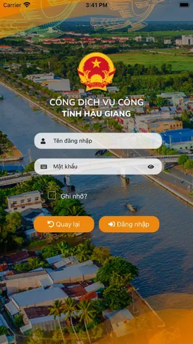 Zrzuty ekranu Dịch Vụ Công Hậu Giang