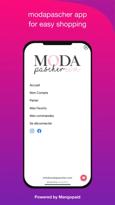 ModaPasCher स्क्रीनशॉट