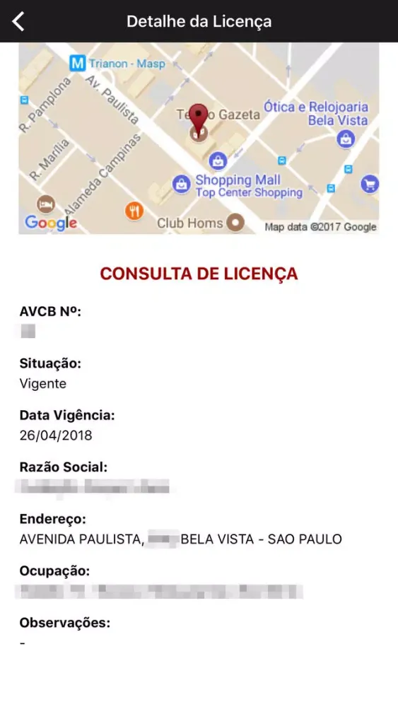 Screenshot di Bombeiros SP