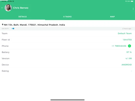 Capturas de pantalla de Tookan Manager iPad 