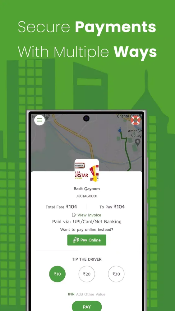 Aala Cabs, Autos & Bike Taxi应用截图