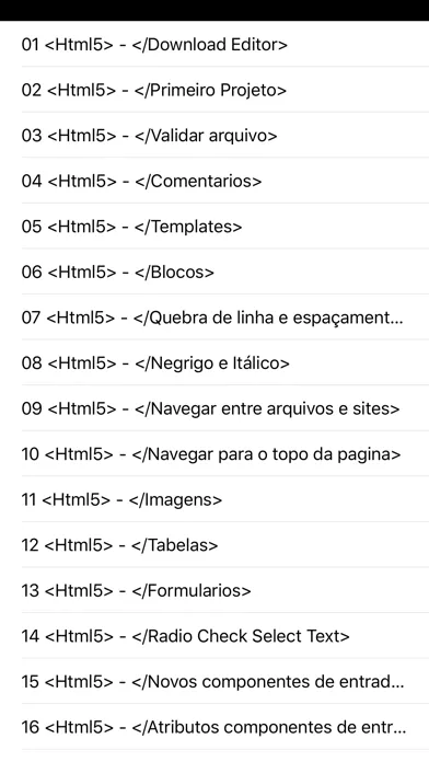T HTML5 Screenshots