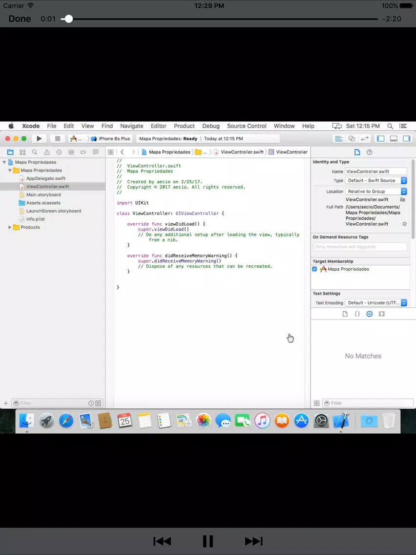 Captures d'écran de Tutorial For Swift 2 Pro iPad 