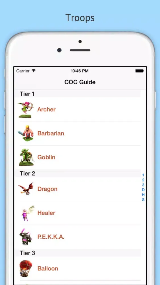 Cheats & Tips and Gems Guide for CoC应用截图