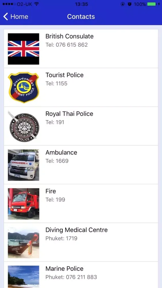 Zrzuty ekranu Thai Guide
