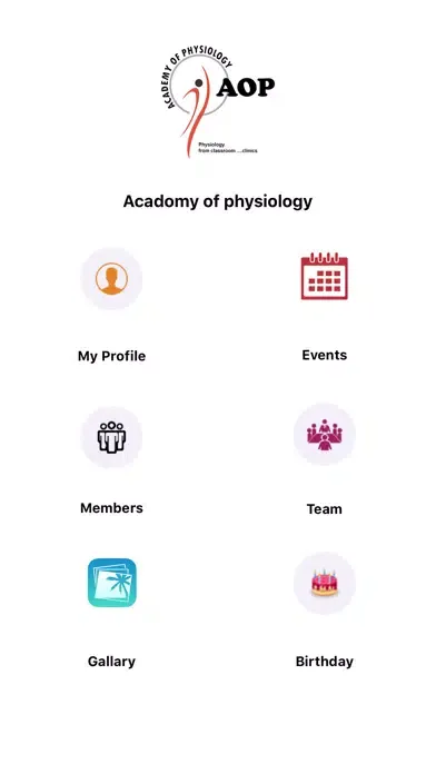 Tangkapan skrin Academy of Physiology