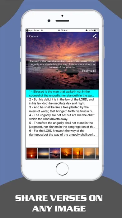 Capturas de tela do Proverbs & Psalms - King James