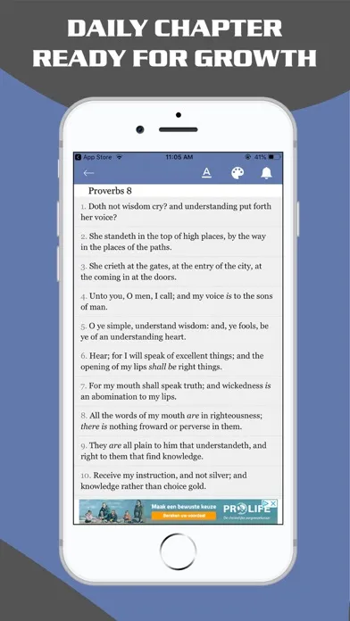 Capturas de tela do Proverbs & Psalms - King James