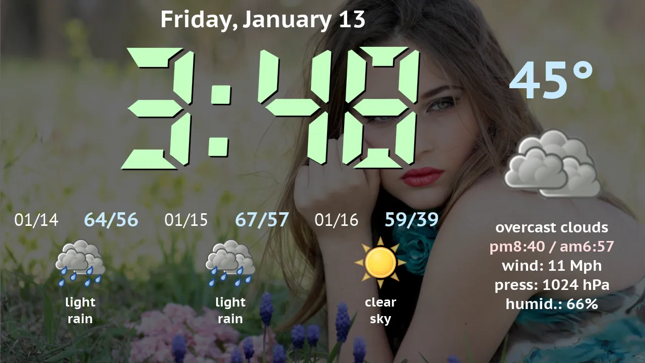 صور Weather Night Dock Pro