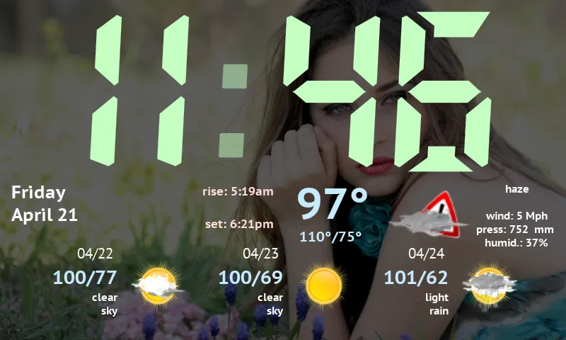 صور Weather Night Dock Pro