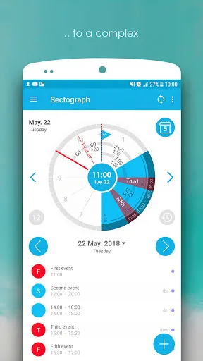 Sectograph. Day & Time planner应用截图